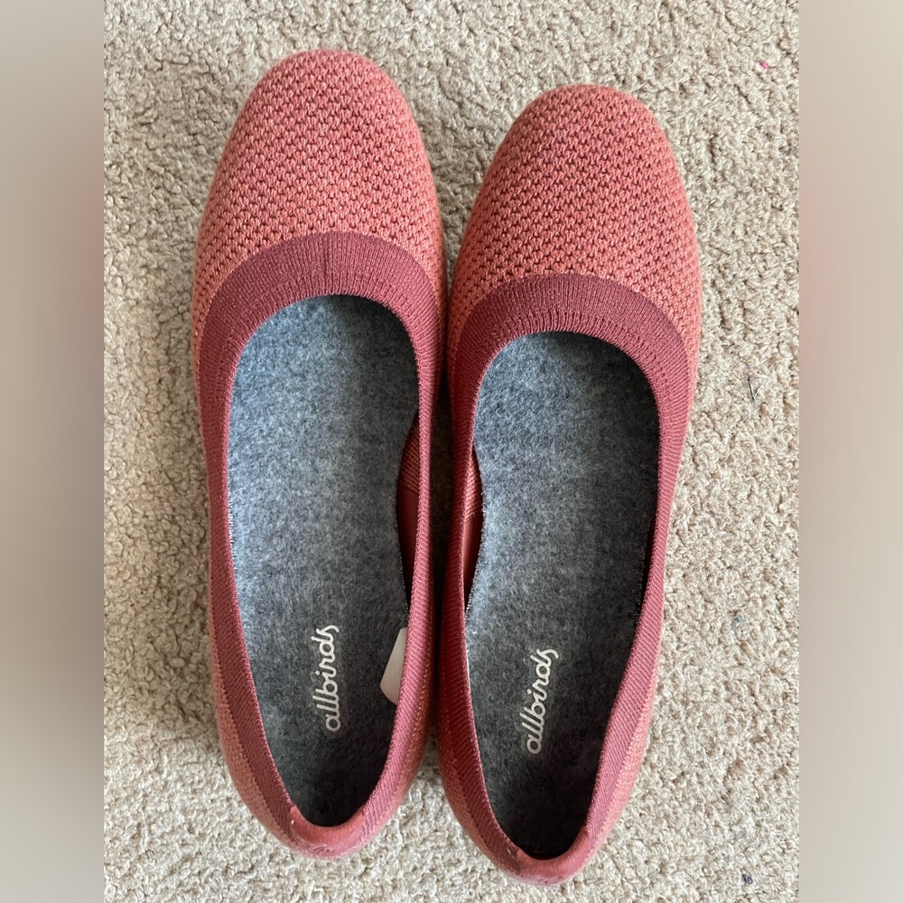 Allbirds Orange Ballet Flats